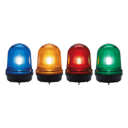 Torreta LED Industrial / 4 Patrones Destello / Rojo / 12-24 VCD / IP65 / -30°C a +50°C