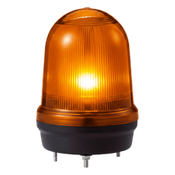 Baliza LED Industrial / 4 Modos de Iluminación / Color Ámbar / 12-24 VCD / IP65 / Frecuencia Ajustable 60-140 FPM