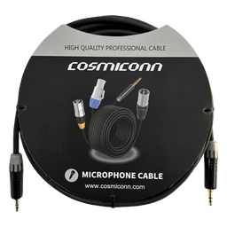 Cable 3.5mm a 3.5mm, conectores color negro MTP3C-BG, length 5m