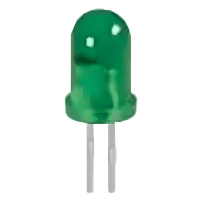 LED Verde / 568 nm / T-1 3/4 (5 mm) / Difuso / 3.5V a 14V / -40°C a +70°C
