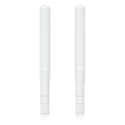Par de Antenas Omnidireccionales Ideales para el UK-Ultra. Incluye dos Antenas de Doble Banda con 3 dBi en 2.4 GHz y 4 dBi en 5 GHz
