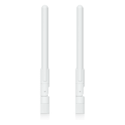 Par de Antenas Omnidireccionales Ideales para el UK-Ultra. Incluye dos Antenas de Doble Banda con 3 dBi en 2.4 GHz y 4 dBi en 5 GHz