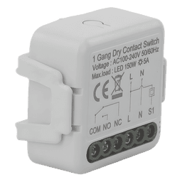 ZigBee Modulo switch relevador salida de Contacto Seco /  100-240V / 5A / 150W LED 