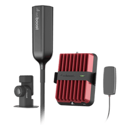 Amplificador Celular Vehicular / 32X Amplificación / Tribanda 850/1900/1700 MHz / Ganancia 50 dB / Antena Omnidireccional Plegable / Todo Terreno
