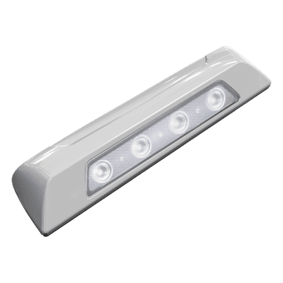 Luz de Escena LED / 4 LED / 1400+ Lúmenes / 12~24VDC / IPX7 / ECE R10 / CISPR 25
