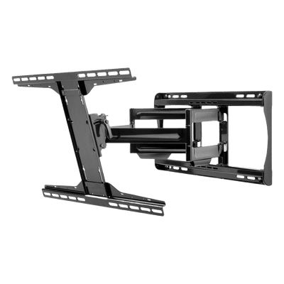 Soporte de Pared Articulado / Pantallas 39" a 90" / Extensión 542 mm / Capacidad 68 kg / VESA 200x100 a 600x400 mm / Inclinación +15°/-5° / Pivote ±90°