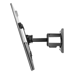 Soporte de Pared Articulado / Pantallas 39" a 90" / Extensión 542 mm / Capacidad 68 kg / VESA 200x100 a 600x400 mm / Inclinación +15°/-5° / Pivote ±90°