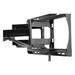 Soporte de Pared Articulado / Pantallas 39" a 90" / Extensión 542 mm / Capacidad 68 kg / VESA 200x100 a 600x400 mm / Inclinación +15°/-5° / Pivote ±90°
