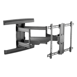 Soporte de Pared Articulado / Pantallas 37" a 85" / Extensión 70 a 800 mm / Carga 69.9 kg (154 lb) / VESA hasta 600x400 mm / Inclinación con Bloqueo