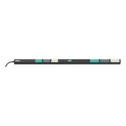PDU Inteligente Monitoreable EL2P para Distribución de Energía, Enchufe de Entrada IEC 60309 3P+N+E 6h 16A (IP44), 21 Salidas C13/C15 y 21 C13/C15/C19/C21, de Instalación Vertical, 230 Vca, 16 Amp