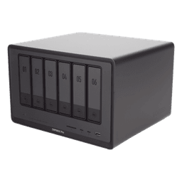 NAS UGREEN NASync DXP6800 Pro / Intel Core i5-1235U 10 Núcleos / 6 Bahías SATA + 2 M.2 NVMe / 2 Puertos Thunderbolt 4 / 2 Puertos 10GbE / 8K HDMI / PCIe 4.0 x4 / DDR5 Hasta 64GB / Compatibilidad Multiplataforma