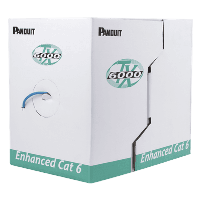 Cable UTP / Categoría 6 Mejorado / 305 m (1000 ft) / 23 AWG / PVC CM / 4 Pares / 250 MHz / PoE+