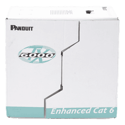 Cable UTP / Categoría 6 Mejorado / 305 m (1000 ft) / 23 AWG / PVC CM / 4 Pares / 250 MHz / PoE+