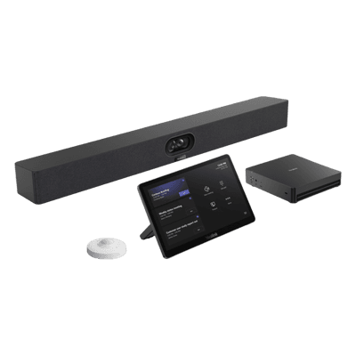 Sistema de Videoconferencia MVC‑S40‑C5U de Yealink para Salas Pequeñas y Medianas con Microsoft Teams Nativo, RoomSensor Inteligente y Control Táctil Avanzado