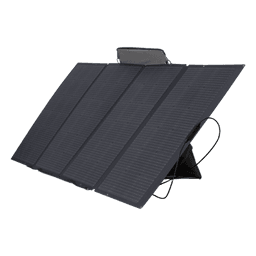 Módulo Solar Portátil y Flexible de 400W Recomendado para Estaciones Portátiles EcoFlow / Ajuste de Ángulo / Carga Eficiente / Conector XT60
