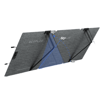 Panel Solar Portátil / Bifacial 160W / IP68 / Ángulo Ajustable / Cable XT60 a MC4