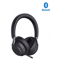 Diadema Inalámbrica BH76 Plus UC Black USB C/A de Yealink con Compatibilidad Completa para Plataformas UC y 6 Micrófonos para Voz de Alta Claridad