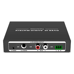 Extensor de Audio sobre IP | PCM 2.0 | 120 m | Matriz Flexible 1 a 1 / 1 a N / N a N | Interfaces Profesionales | Protección ESD | Solo Transmisor