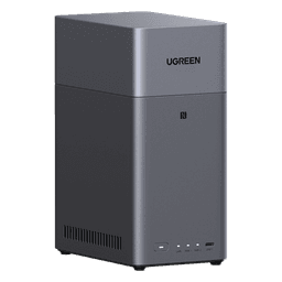 NAS UGREEN NASync DH2300 / Procesador RK3576 / 4GB  / 32GB eMMC / 2 Bahías SATA / JBOD-Basic-RAID 0-RAID 1 / Puerto HDMI 4K / 1 GbE / USB 3.2 Gen 1 Type-C / Detección NFC