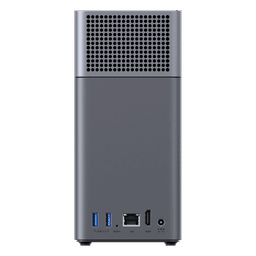 NAS UGREEN NASync DH2300 / Procesador RK3576 / 4GB  / 32GB eMMC / 2 Bahías SATA / JBOD-Basic-RAID 0-RAID 1 / Puerto HDMI 4K / 1 GbE / USB 3.2 Gen 1 Type-C / Detección NFC
