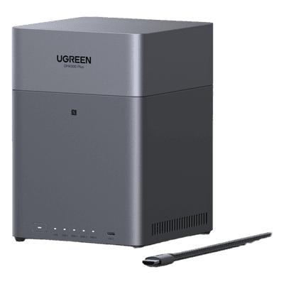 NAS 4 Bahías / Procesador RK3588C / 8 GB RAM / 2.5GbE / HDMI 4K / USB 3.2 Type-C / RAID 0/1/5/6/10