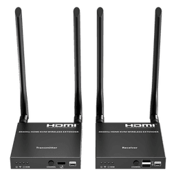 Extensor HDMI Inalámbrico / 4K@60Hz 4096x2160 / KVM Integrado / Banda 5G / Alcance 50 m (164 ft) / 1 a 4 Pantallas