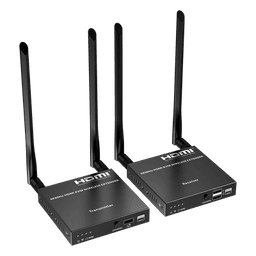 Extensor HDMI Inalámbrico / 4K@60Hz 4096x2160 / KVM Integrado / Banda 5G / Alcance 50 m (164 ft) / 1 a 4 Pantallas