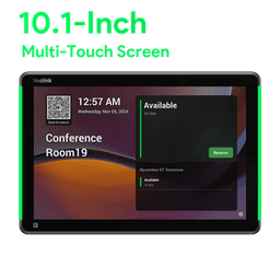 Panel de Programación de Salas / Pantalla 10.1" 1280x800 / LED RGB 360° / Android 13 / Lector NFC/RFID / Sensores ToF y Luz