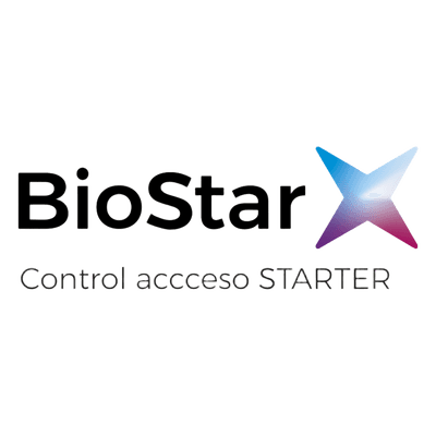 BioStar X edición Starter, Administración de Acceso y asistencia, Licencia para 5 puertas/100 usuarios/1 operador, uso con lectores SUPREMA
