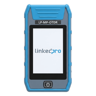 Mini OTDR para Fibra Óptica / Longitudes de Onda 1310nm y 1550nm / Rango Dinámico 24dB/22dB / Alcance de Prueba 80 km (262467 ft) / VFL 10mW / Pantalla Táctil 3.5"