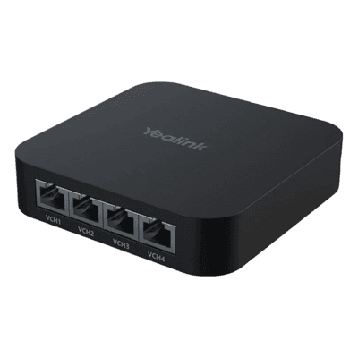 Switch PoE compacto RCH40-E2 para Conectar y Alimentar Múltiples Dispositivos de Videoconferencia Yealink