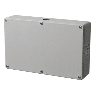 Gabinete Metálico de Resguardo para DVR compatible con HiLook TURBO DVR-104G-M1/T + PS-12-DC-4C