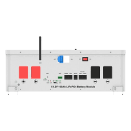 Batería de Litio Ferrofosfato / 100 Ah / 51.2 V / ≥6000 Ciclos / Comunicación CAN-RS485-WiFi / Operación -20°C a 60°C / Expansión Serie/Paralelo