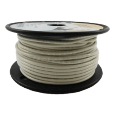 Cable Eléctrico calibre 14 en color blanco / UL 1015-1230 / 600 Volts / 105°C Seco 75°C Húmedo / Cobre Estañado Clase K / Aislante PVC Retardante de Llama VW-1 / Resistente a Humedad Abrasión Ácido Combustible Di