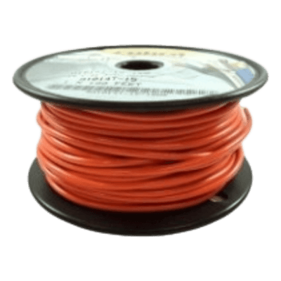 Cable Eléctrico Color Naranja Calibre 14 / Rollo de cable de 100 pies / UL 1015-1230 / Cobre Estañado Clase K / 600 Voltios / 105°C Seco - 75°C Húmedo / Aislante PVC Retardante de Llama VW-1 / Resistente a Humedad, Abrasi&