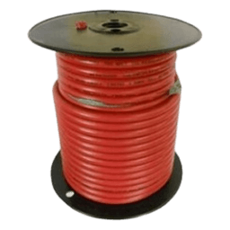 Cable Para Batería Color Rojo Calibre 1 AWG / Rollo de 100 Pies / Cobre Estañado Clase K / 600-1000V / 105°C Seco 75°C Húmedo / Resistente a Llama VW-1 / Flexible Extra / UL 1426 BC-5W2