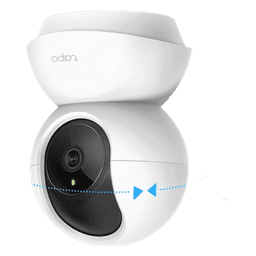 KIT Cámaras de Seguridad Wi-Fi Pan/Tilt, 2K Definition, Visión Nocturna 30 pies, 360° Horizontal, 114° Vertical, Detección de Movimiento, Audio Bidireccional, Alarma Sonora/Lumínica, MicroSD 256GB, Modo Privacidad