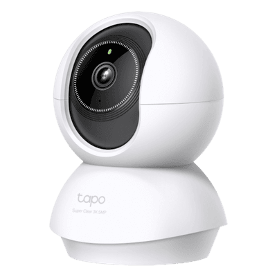 Cámara de Seguridad Doméstica Tapo C230 / 5MP 3K (2880×1620) / 360° Pan-Tilt / Detección Inteligente IA / Visión Nocturna 12 m (40 ft) / Audio Bidireccional / Almacenamiento microSD 512GB / Compatible Alexa y Google H