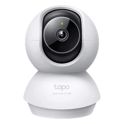 Cámara de Seguridad Doméstica Tapo C230 / 5MP 3K (2880×1620) / 360° Pan-Tilt / Detección Inteligente IA / Visión Nocturna 12 m (40 ft) / Audio Bidireccional / Almacenamiento microSD 512GB / Compatible Alexa y Google H
