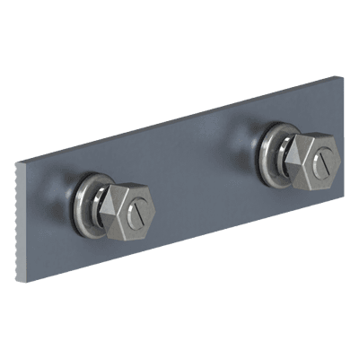 Conector de empalme / Aluminio anodizado / Riel 21 / Diseño compacto