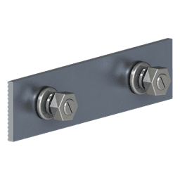 Conector de empalme / Aluminio anodizado / Riel 21 / Diseño compacto