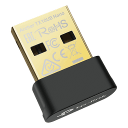 Adaptador USB Nano Wi-Fi 6 / Dual Band 900 Mbps / Bluetooth 5.3 BLE / WPA3 / 1024-QAM / OFDMA / MU-MIMO / 0.76 × 0.62 × 0.29 in
