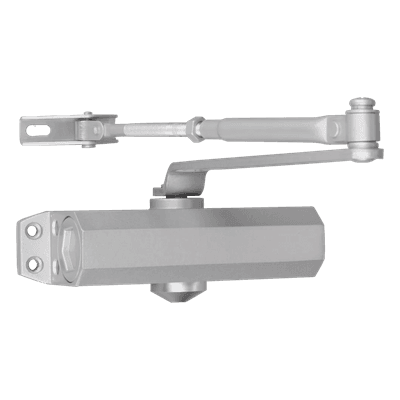 Cierra Puertas  / De Superficie / Puertas de Metal / Puertas de Madera / Ajustable para Tamaños  / Puertas Hasta 65 kg / Incluye Herrajes / Brazos de Acero Forjado