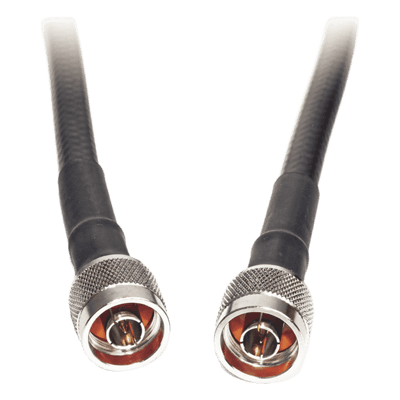 Jumper Coaxial con Cable Epcom405 | Conector N Macho en los Extremos | 30 Metros (98.43 Pies) de Longitud.