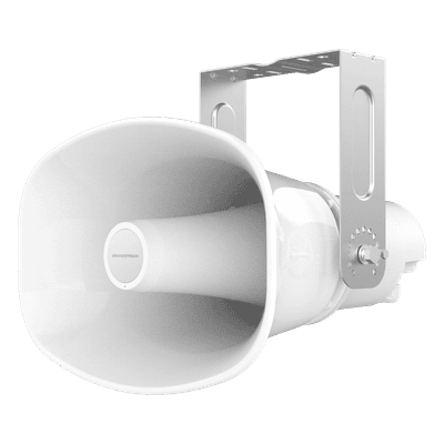 Altavoz SIP Bidireccional / 50W / 126 dBA / IP66 / 3 Micrófonos con IA / PoE++ / Alcance 8 m (26.2 ft)