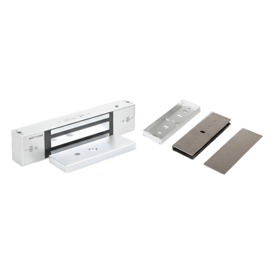 Kit Para Control de Acceso Incluye Chapa Magnética de 1200 Lbs / Montaje En "U" Para Puerta de Cristal /  Uso Interior / Certificación UL