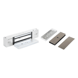 Kit Para Control de Acceso Incluye Chapa Magnética de 1200 Lbs / Montaje En "U" Para Puerta de Cristal /  Uso Interior / Certificación UL