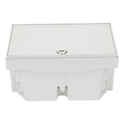 Caja de Suelo Estanca / IP66 / Interior y Exterior / Sistema de Drenaje / Cierre de Seguridad / Alta Resistencia