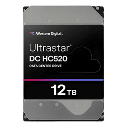Disco Duro Enterprise 12 TB / Wester Digital (WD) / Serie Ultrastar / Recomendado para Data Center y NVRs de Alta Capacidad / Alto Performace
