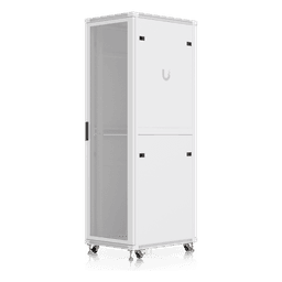 Gabinete Rack de Piso / 42U / 600 × 800 mm (23.6 x 31.5') / Carga 800 kg (1,763.7 lb) / Puerta Perforada / Ventiladores Integrados / Ruedas con Seguro